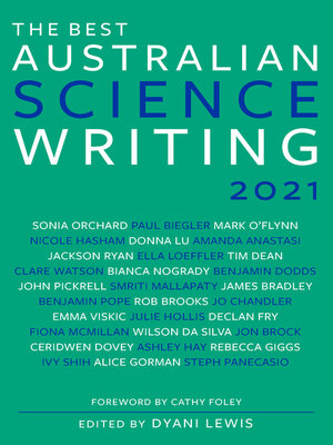 cover image of The Best Australian Science Writing 2021